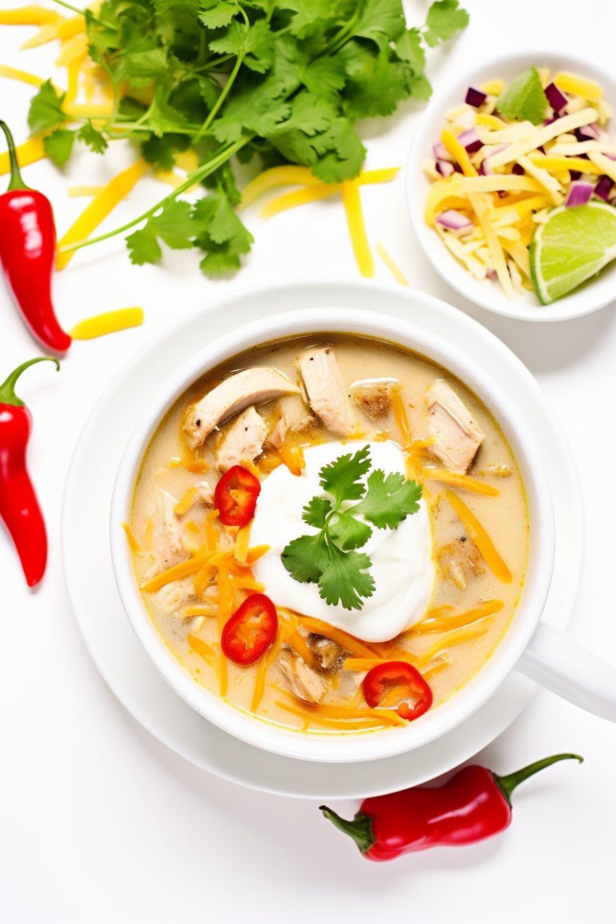 Ingredients for Low Carb Chicken Fajita Soup