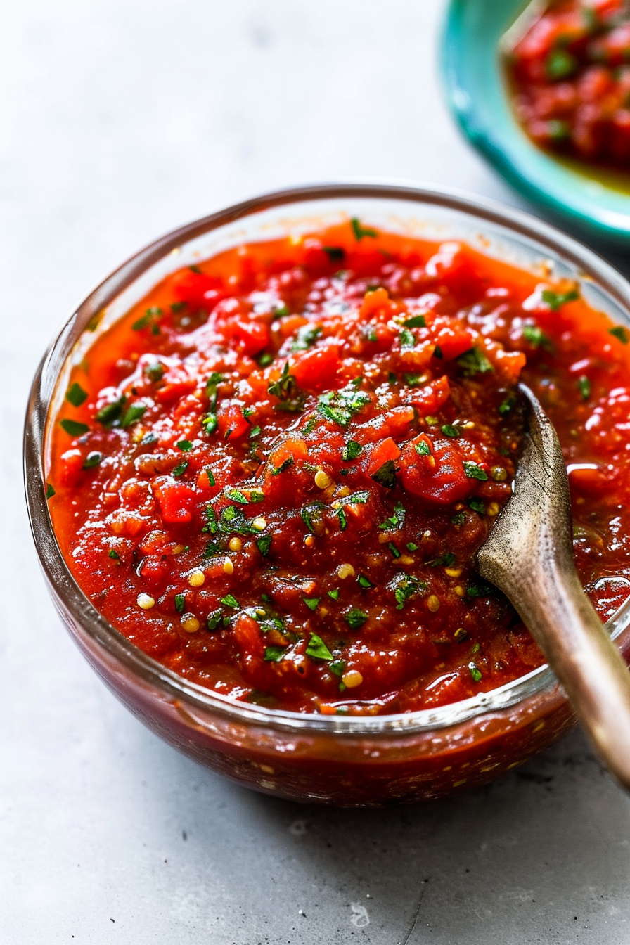 Low Carb Marinara Sauce Preparation