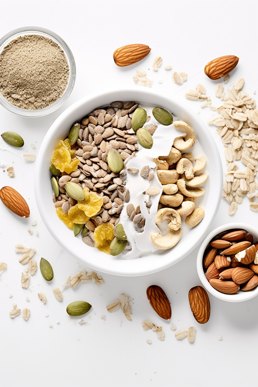 Ingredients for Low Carb Muesli Cereal