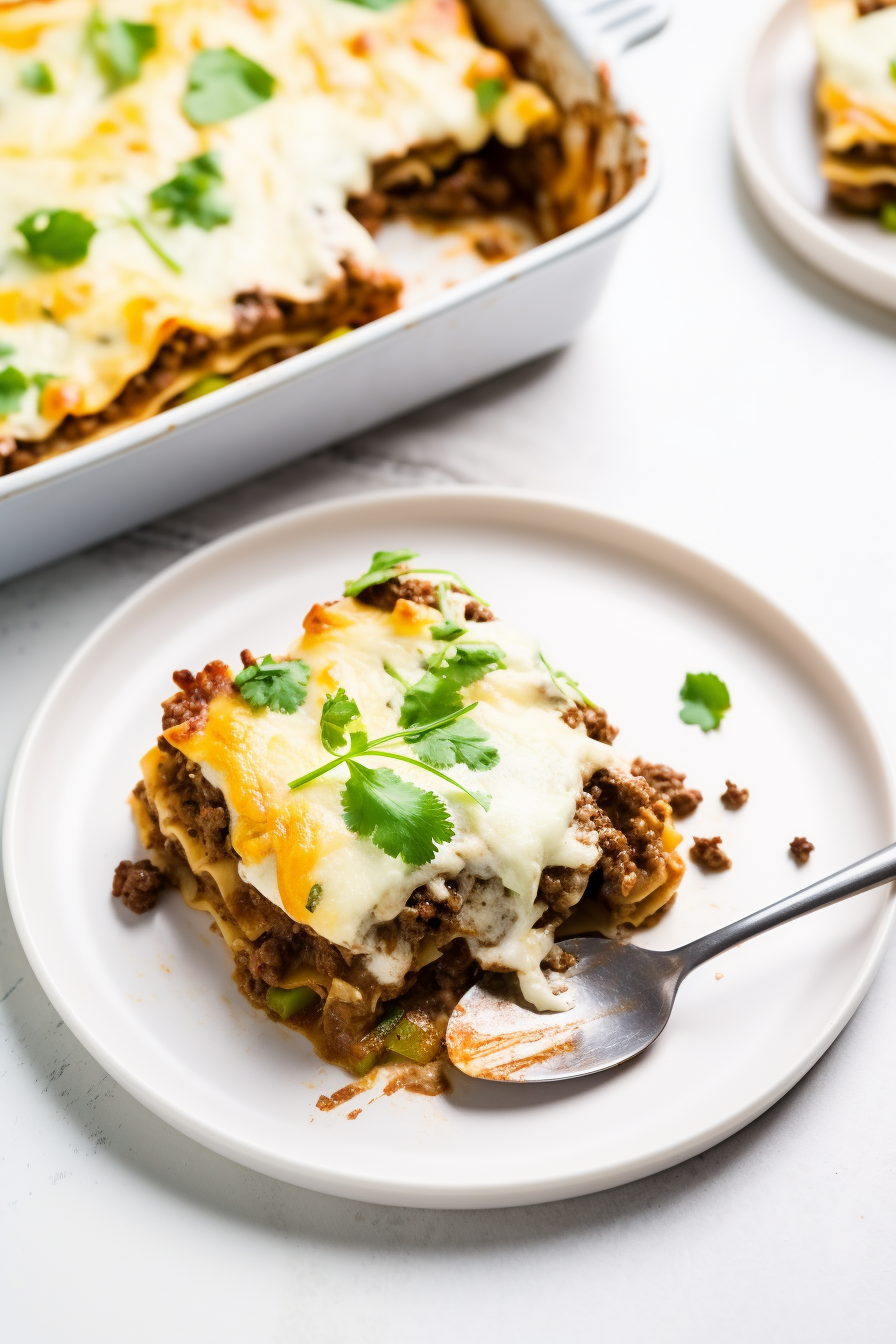 Baked Keto Taco Lasagna