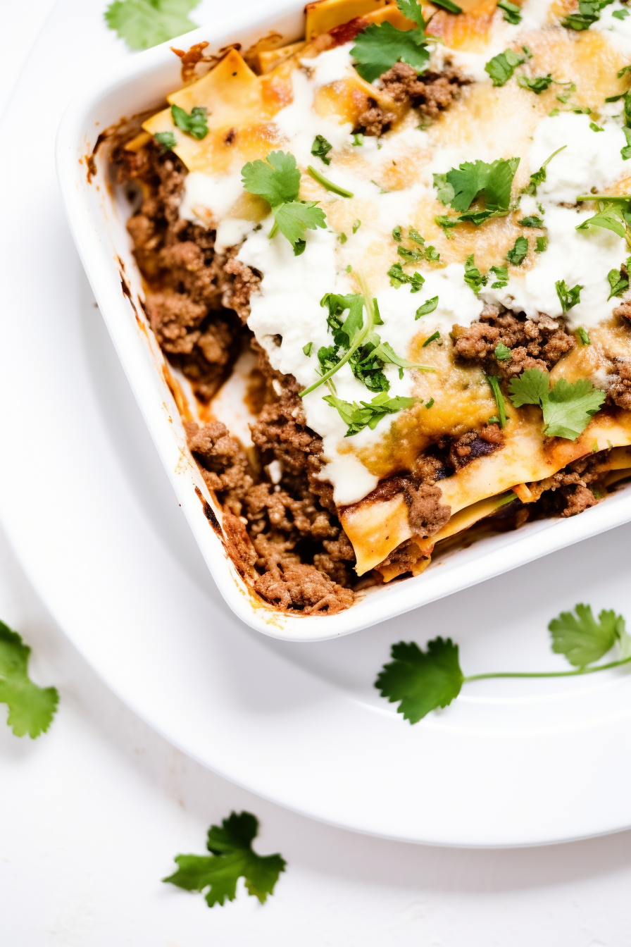 Mexican Keto Taco Lasagna