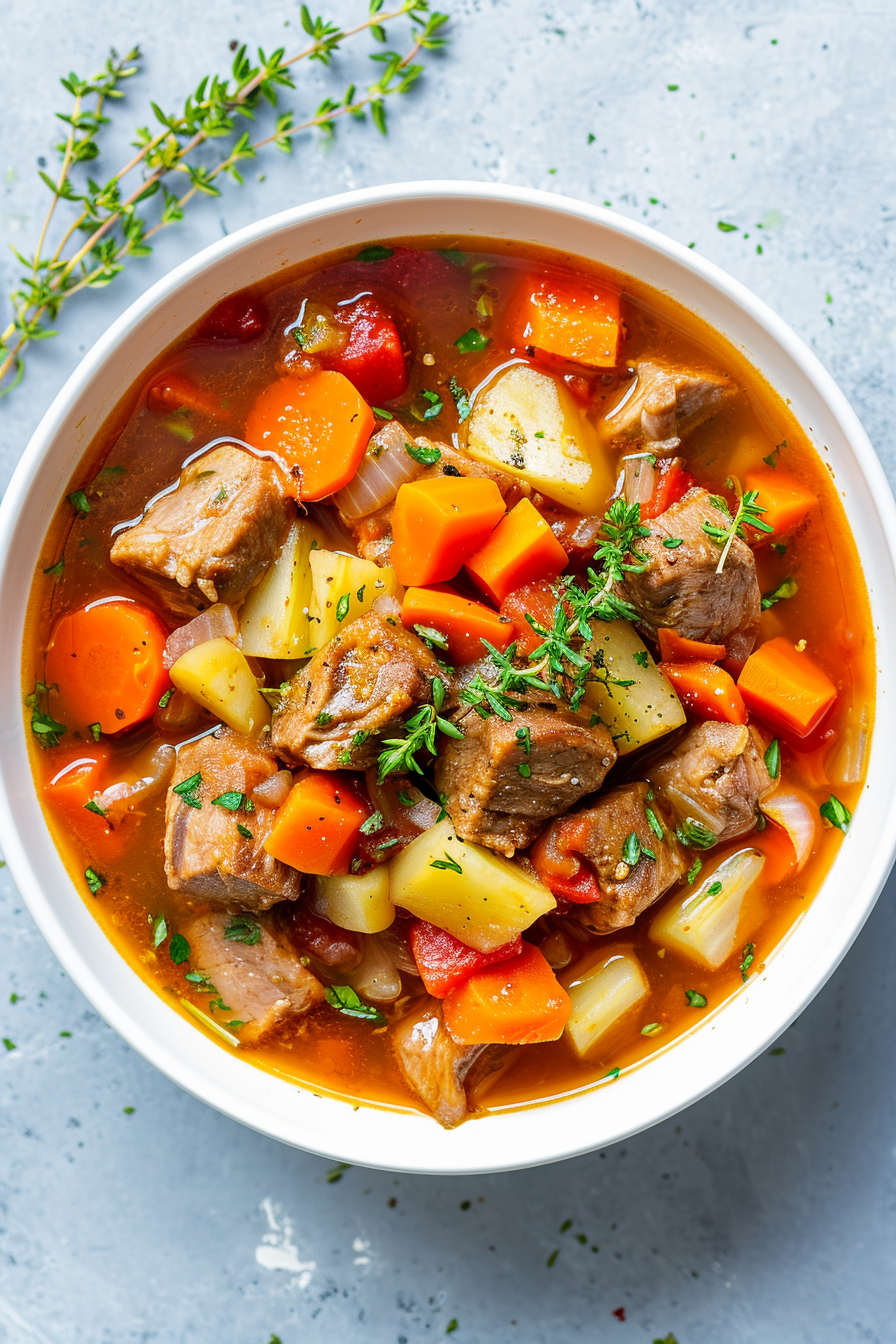 Simmering Keto Pork Stew