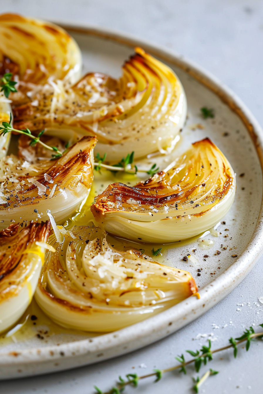 Keto Roasted Fennel with Parmesan and Thyme