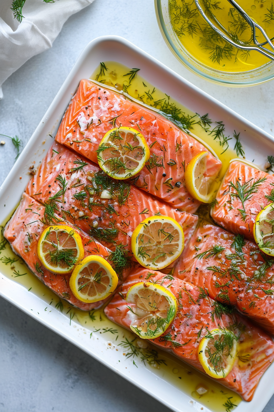 Marinated Salmon Fillets