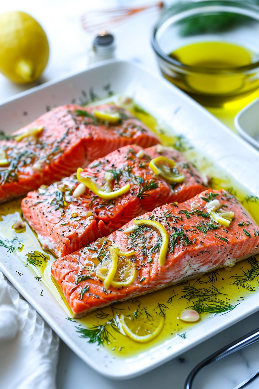 Zesty Keto Lemon-Garlic Salmon Marinade