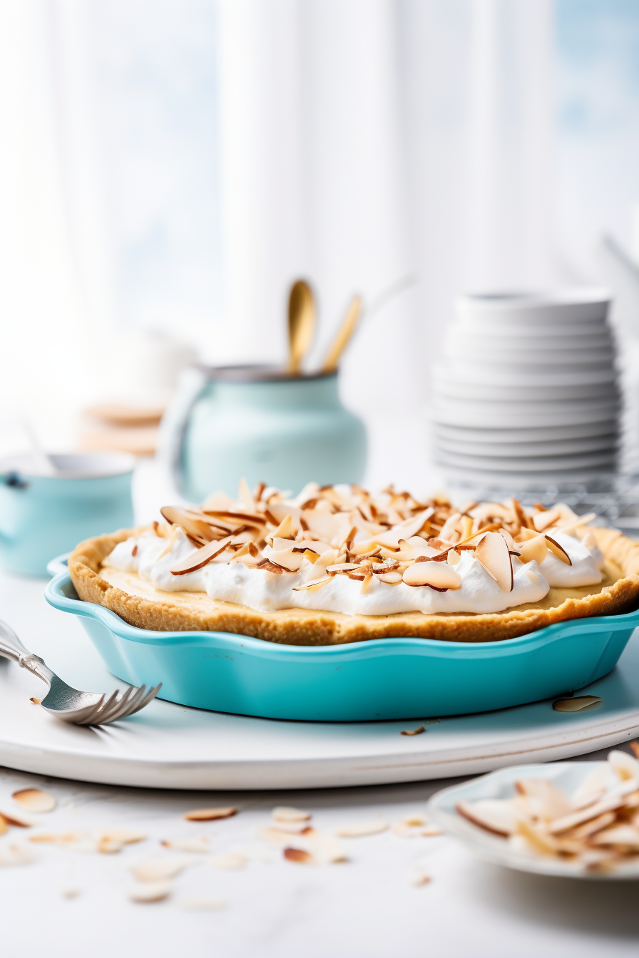 Preparing Sugar-Free Coconut Cream Pie