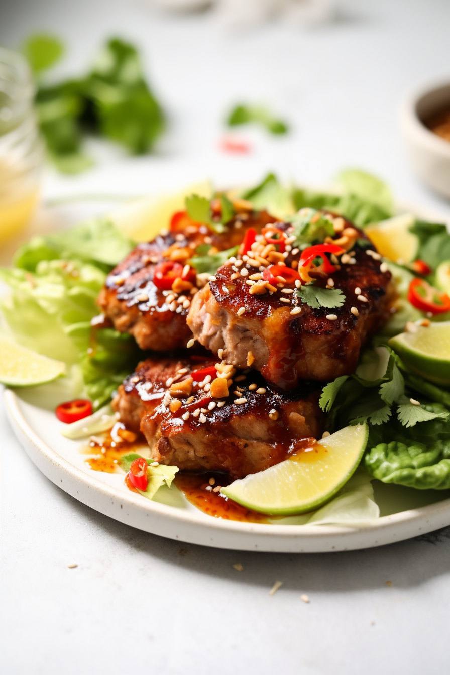 Cooking Asian Pork Keto Burgers