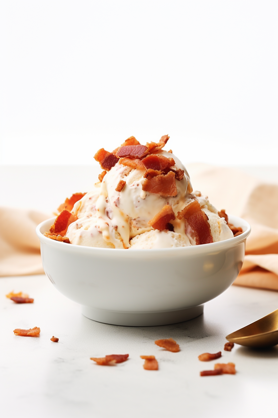 Ingredients for Bacon Maple Keto Ice Cream