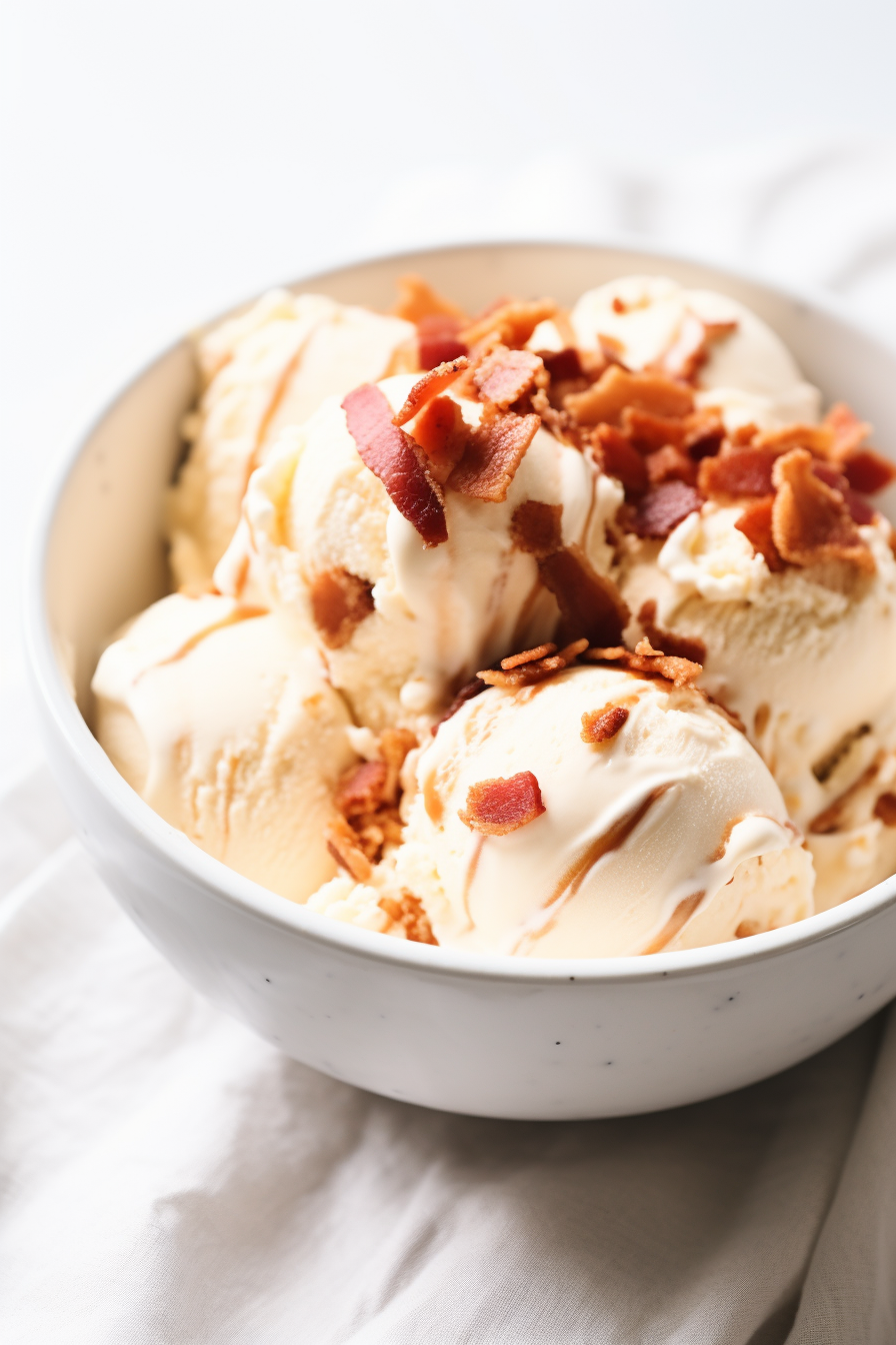 Bacon Maple Keto Ice Cream