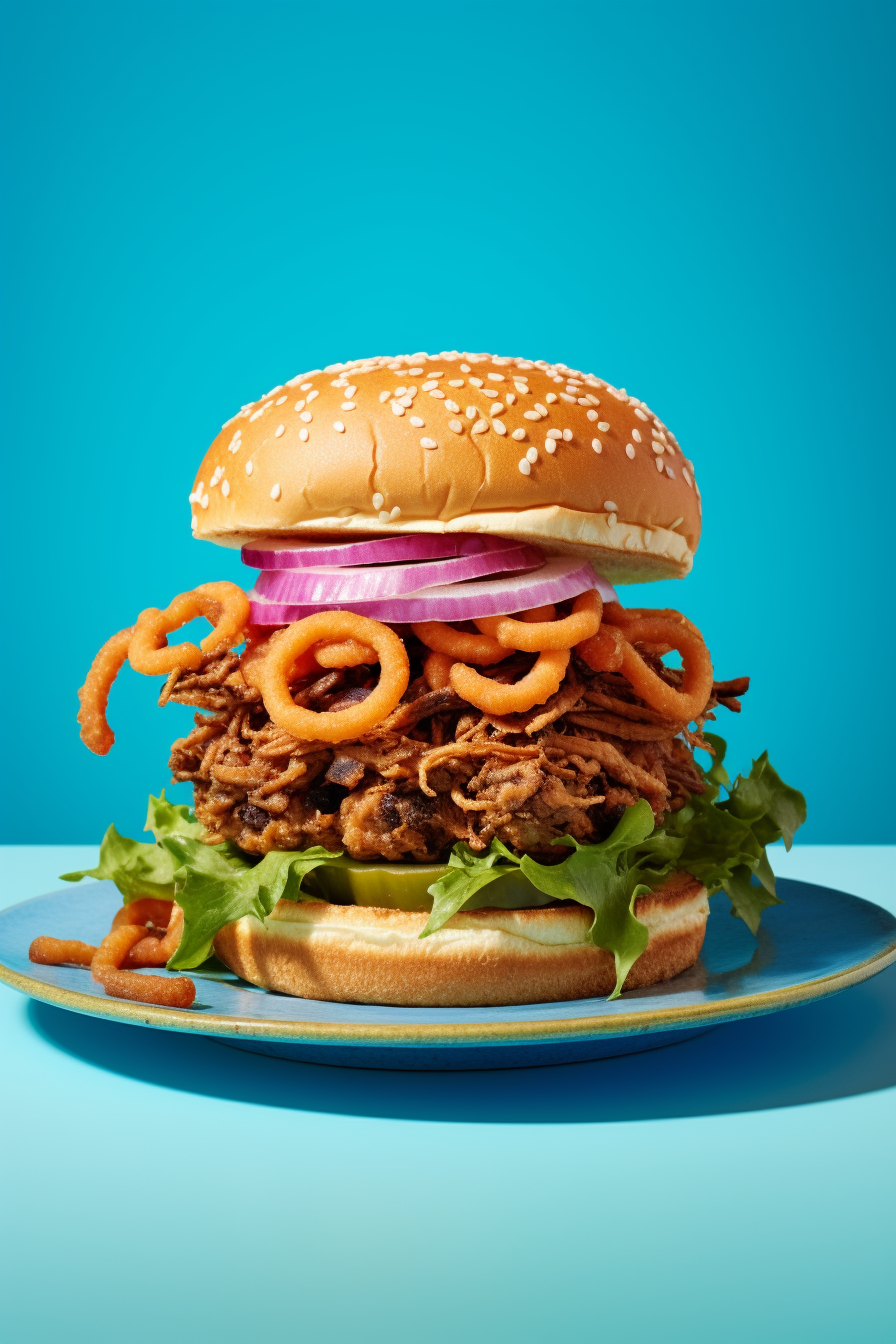 BBQ Pulled Pork Keto Burger