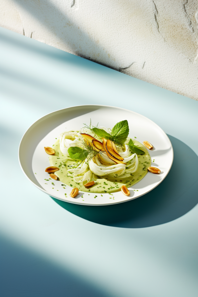Cabbage and Fennel Salad with Creamy Avocado Dressing_001