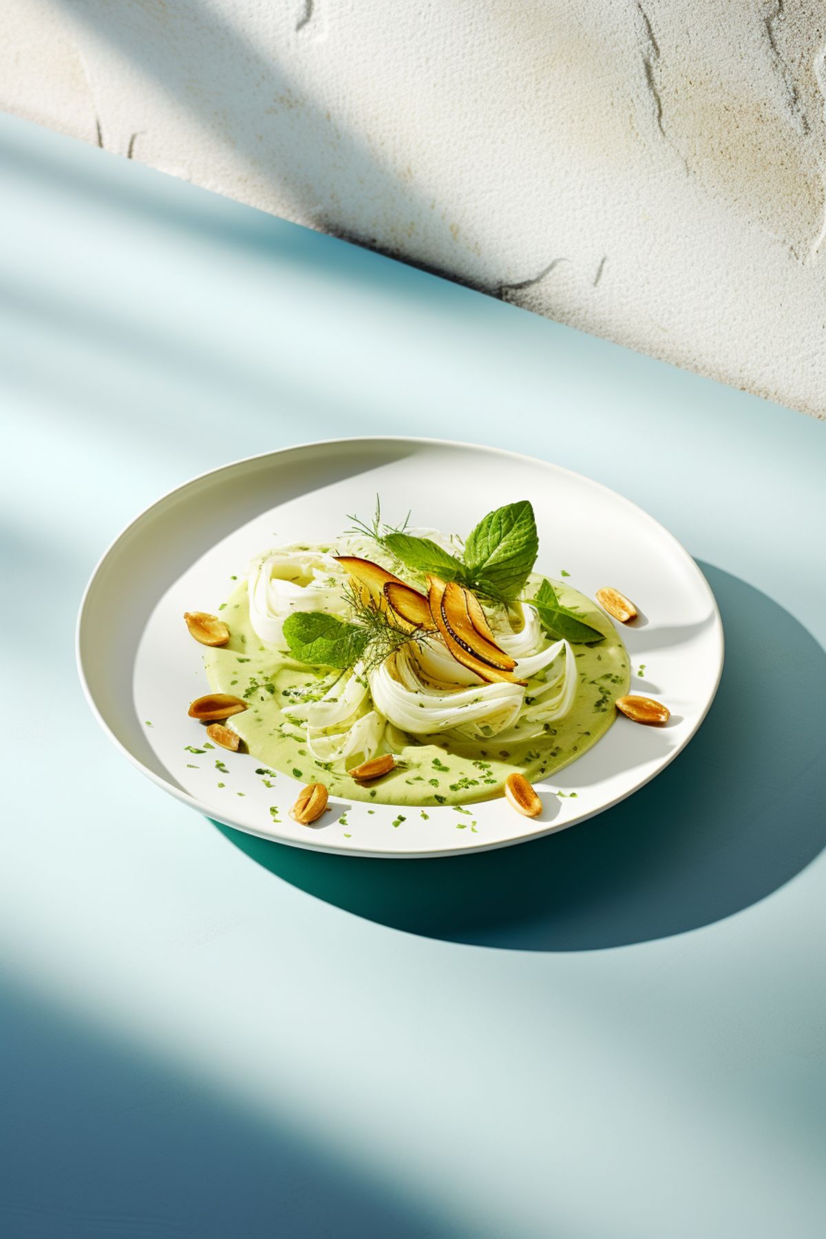 Cabbage and Fennel Salad with Creamy Avocado Dressing_001