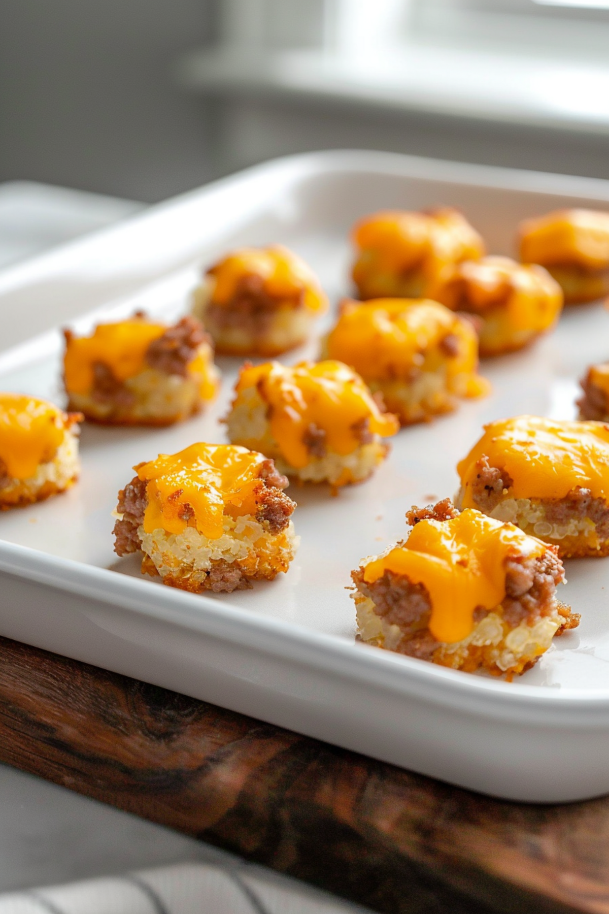Cheesy Keto Cauliflower Tots with Ground Beef_001