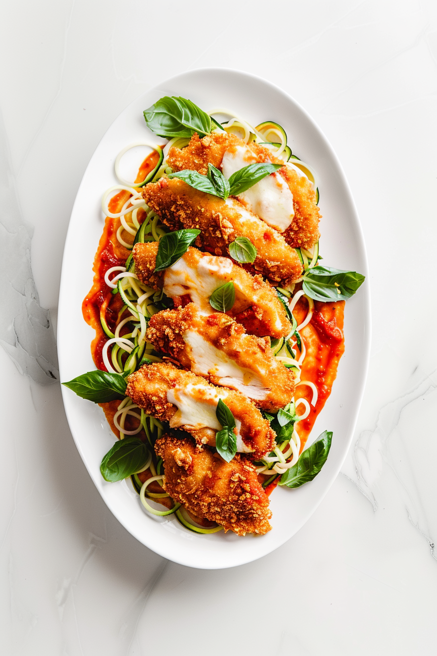Ingredients for Keto Chicken Parmesan
