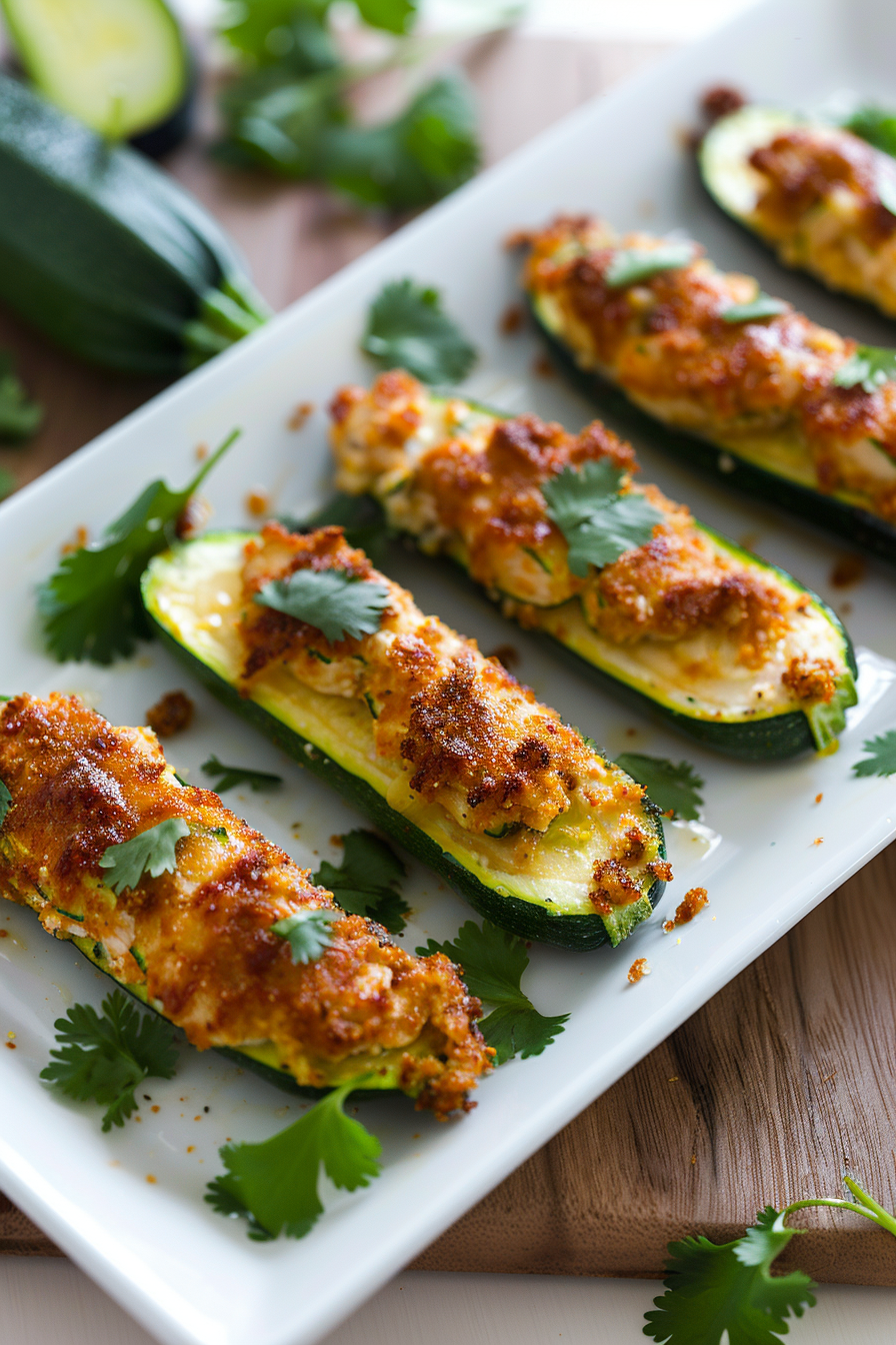 Ingredients for Chicken Zucchini Poppers
