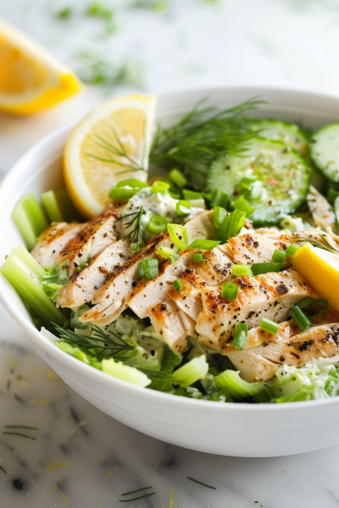 Classic Keto Chicken Salad with Mayonnaise and Celery_001