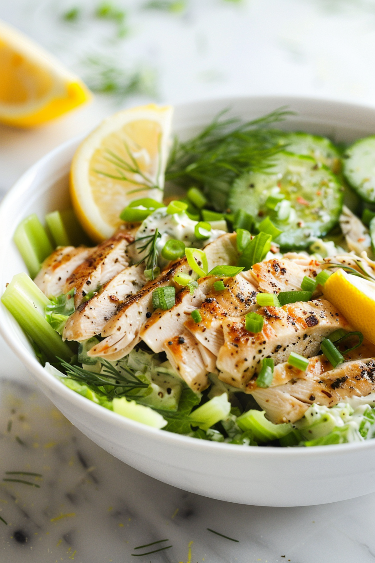 Classic Keto Chicken Salad with Mayonnaise and Celery_001
