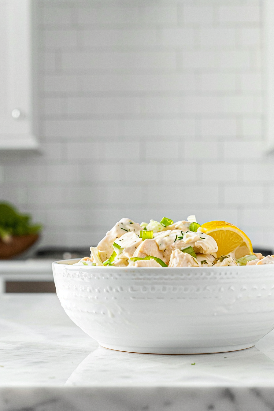Classic Keto Chicken Salad with Mayonnaise and Celery