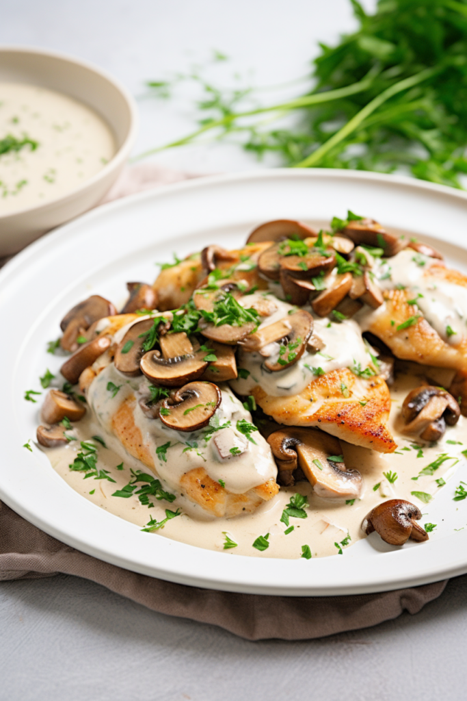 Creamy Mushroom Keto Chicken Thighs_001