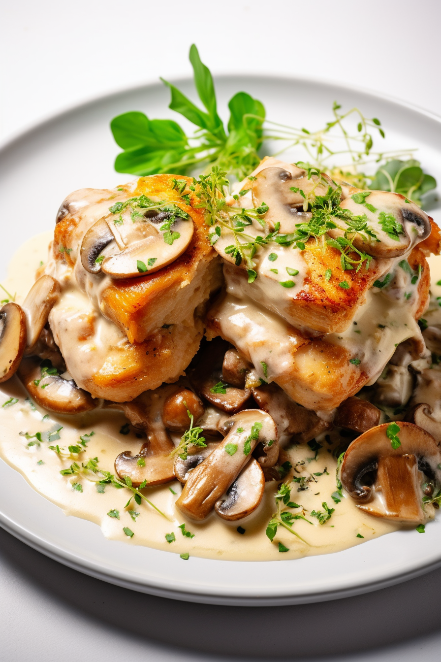 Creamy Mushroom Keto Chicken Thighs