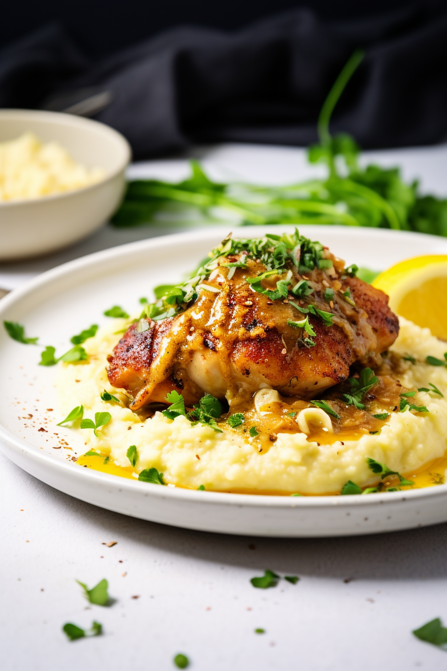 Preparing Crispy Keto Chicken Thighs