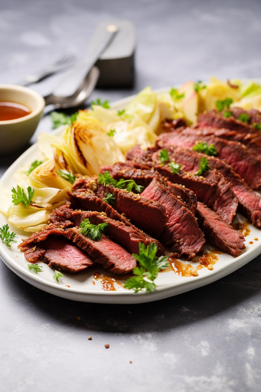 Cooking Keto Corned Beef and Cabbage