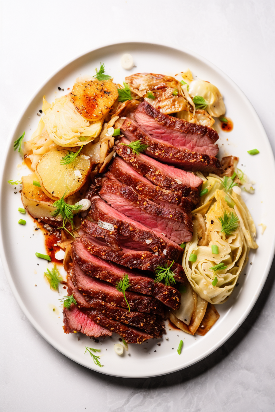 Keto Corned Beef and Cabbage Ingredients