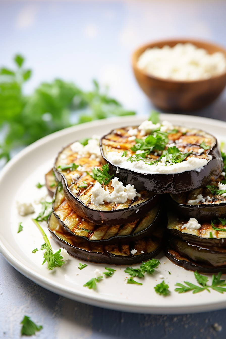 Slicing Eggplant for Grilling
