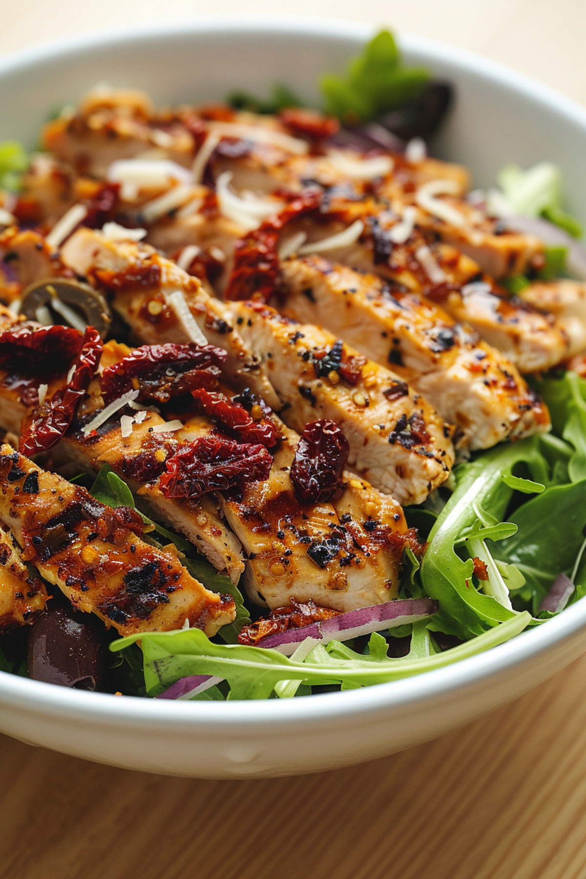 Italian Keto Chicken Salad with Sun-Dried Tomatoes_001
