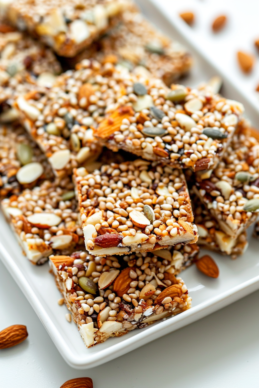 Keto Granola Bars Ready to Eat