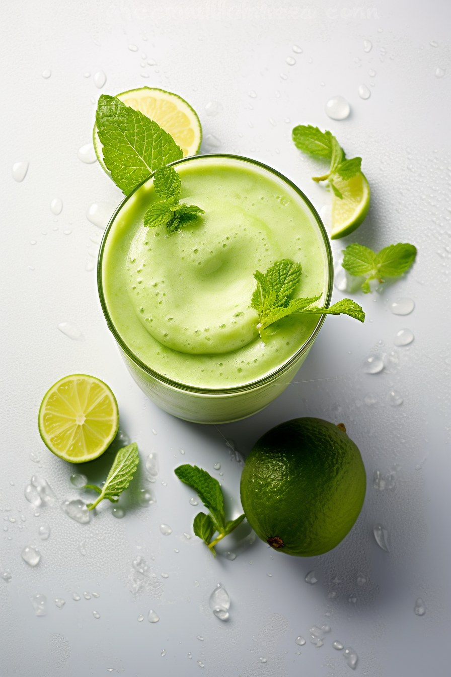 Ingredients for Keto Avocado and Lime Smoothie