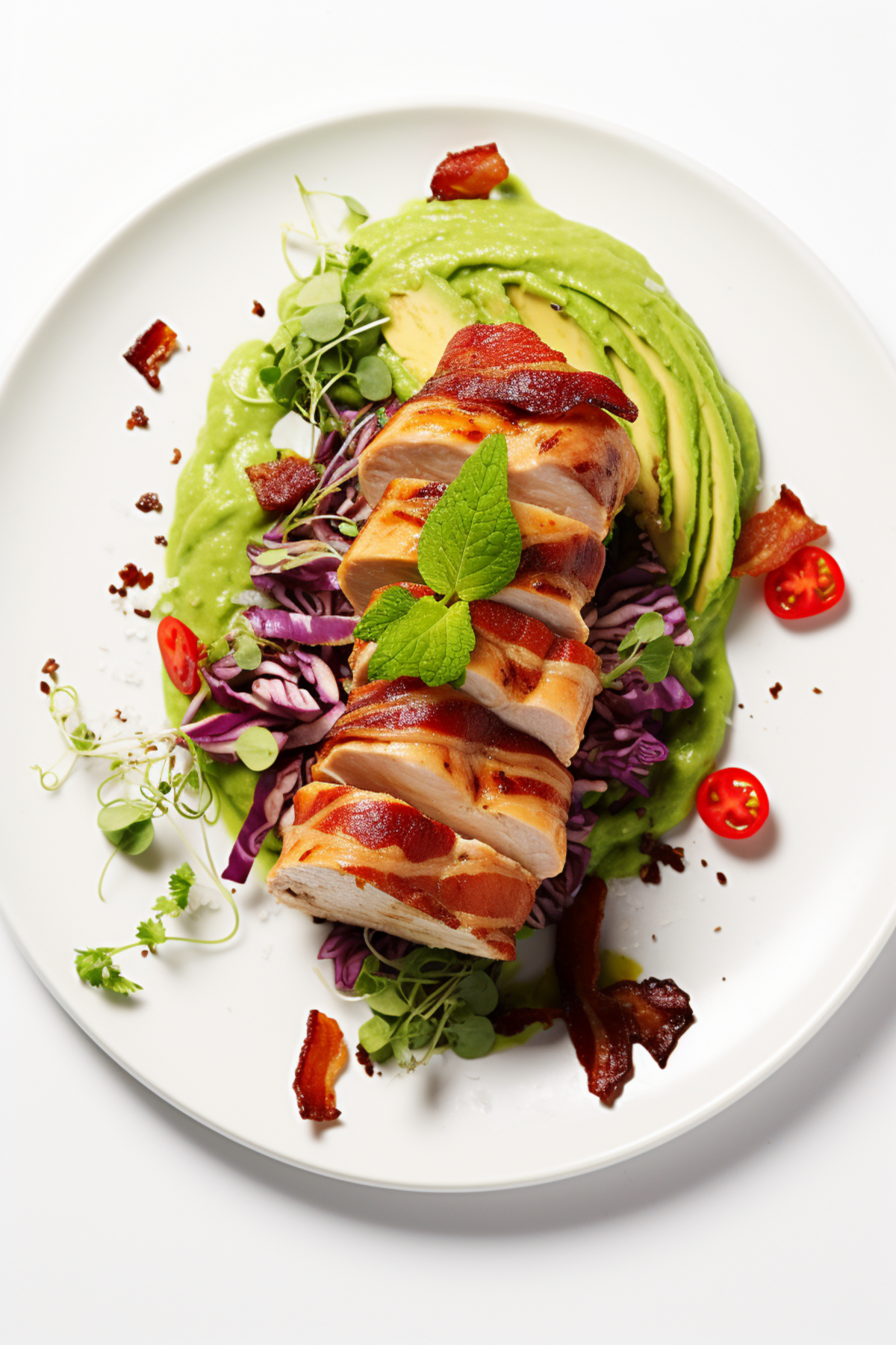 Keto Bacon-Wrapped Chicken Breast with Avocado Salsa_001