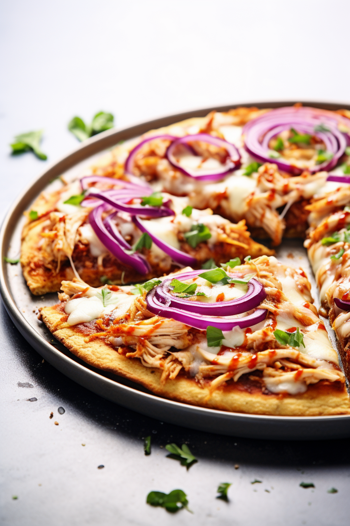 Keto BBQ Chicken Pizza_001