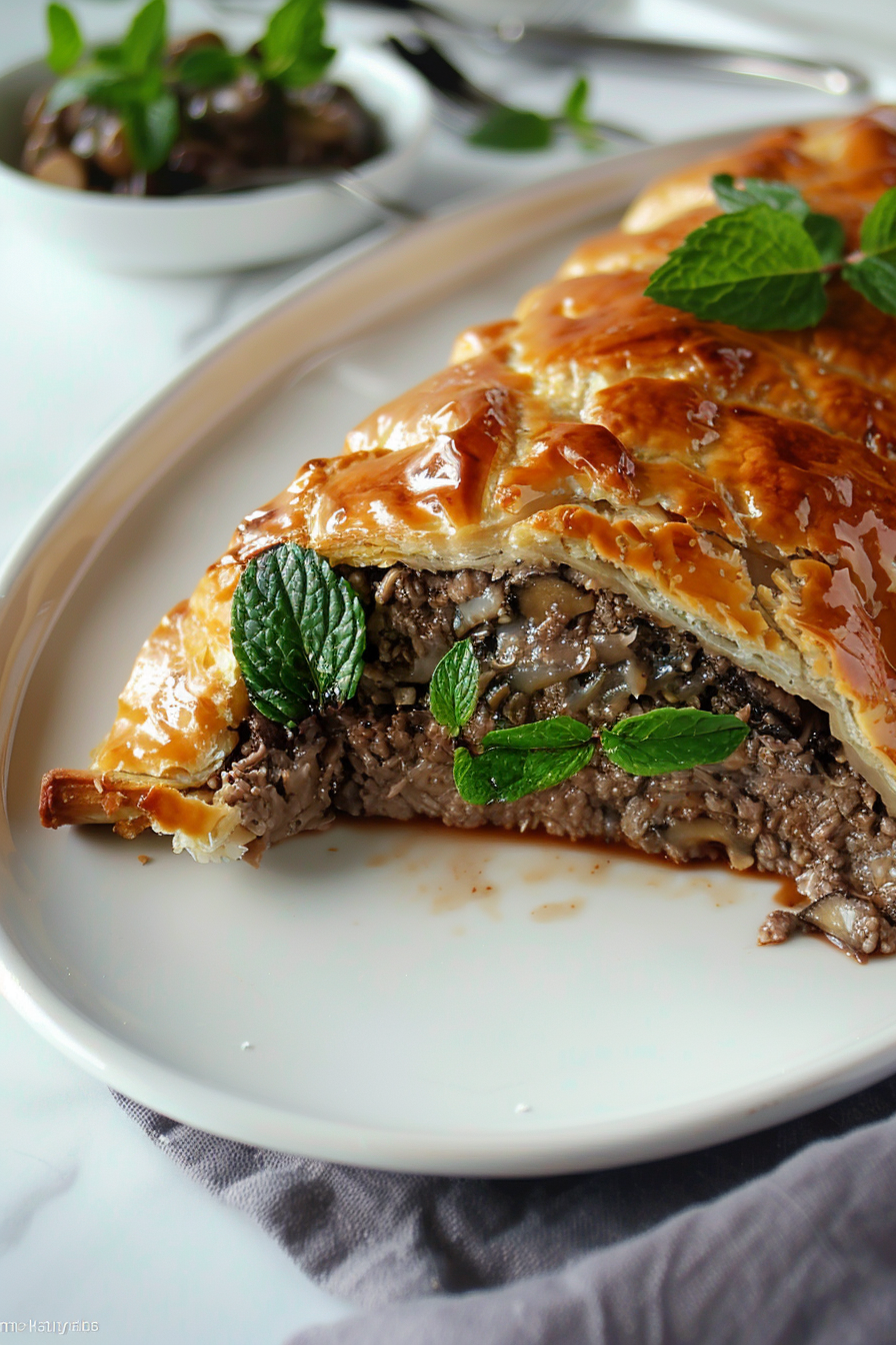 Keto Beef Wellington with Mushroom Duxelles
