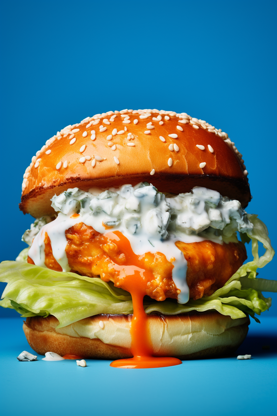 Ingredients for Keto Buffalo Chicken Burgers
