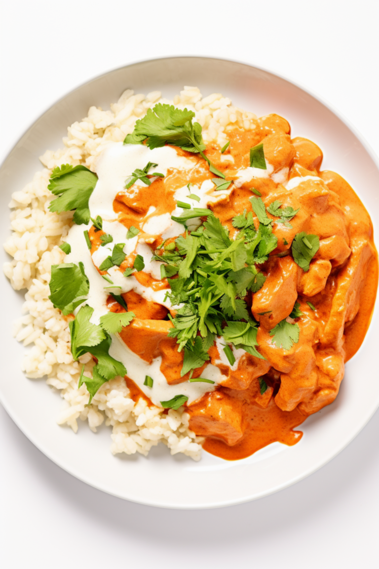 Keto Butter Chicken with Cauliflower Rice_001