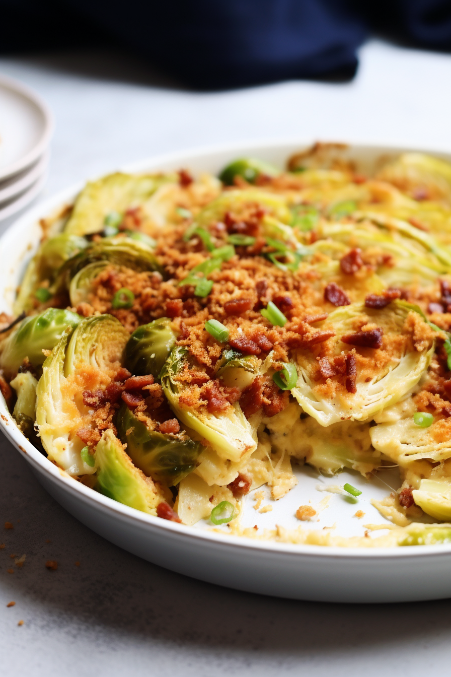 Ingredients for Keto Cabbage and Bacon Gratin