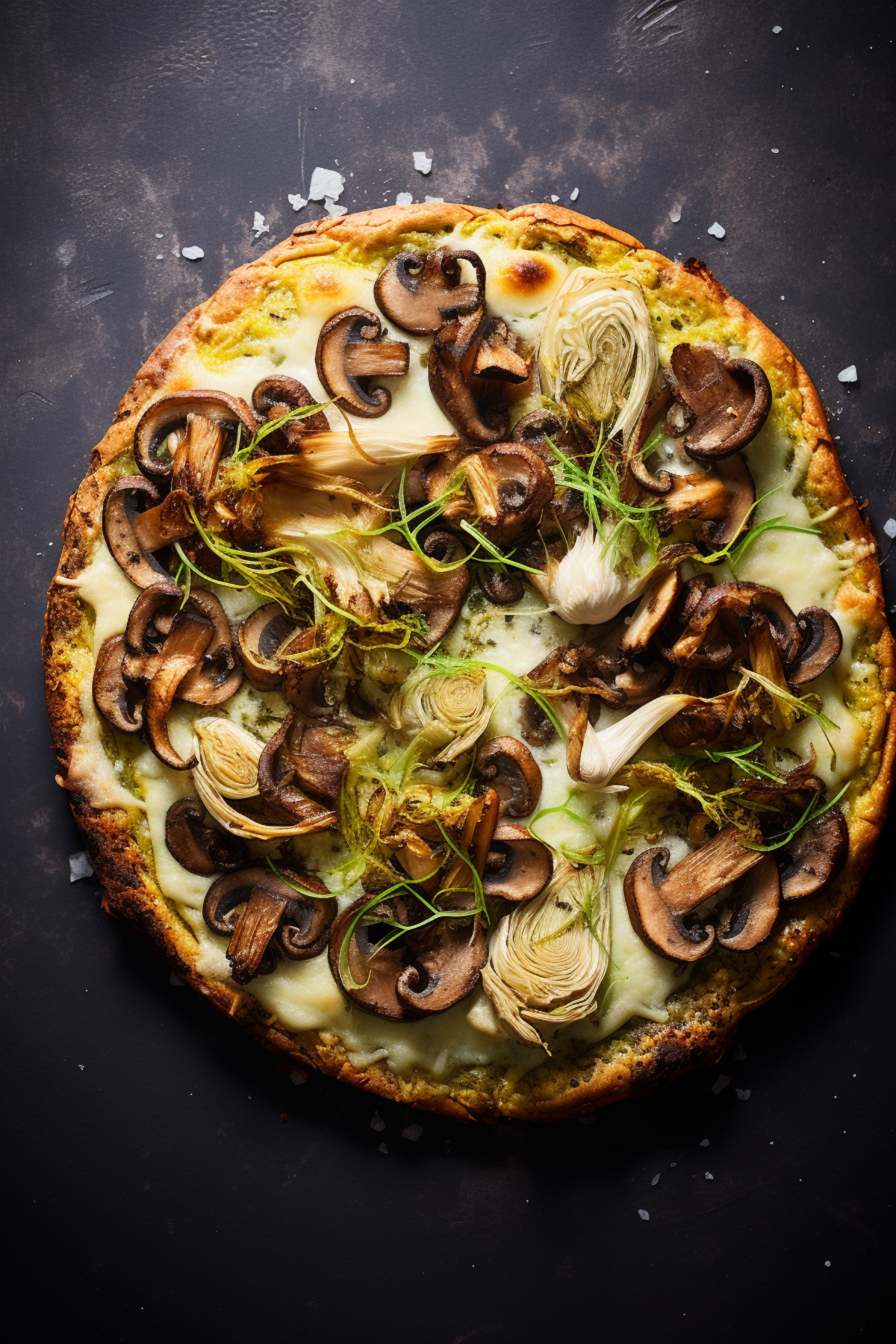 Keto Cabbage and Mushroom Galette_001