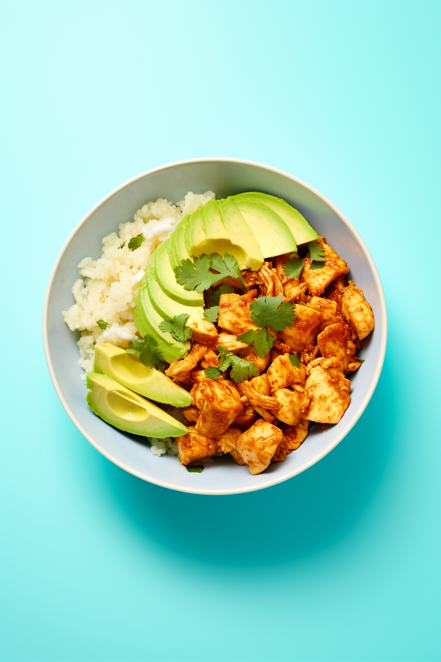 Keto Cauliflower Rice Burrito Bowl Ready to Serve