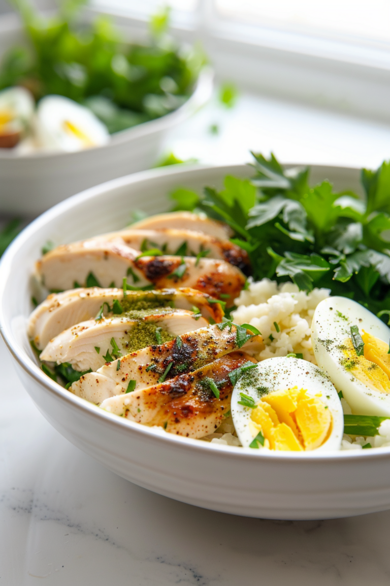 Delicious Keto Chicken and Egg Salad with Dijon Mustard A Healthy