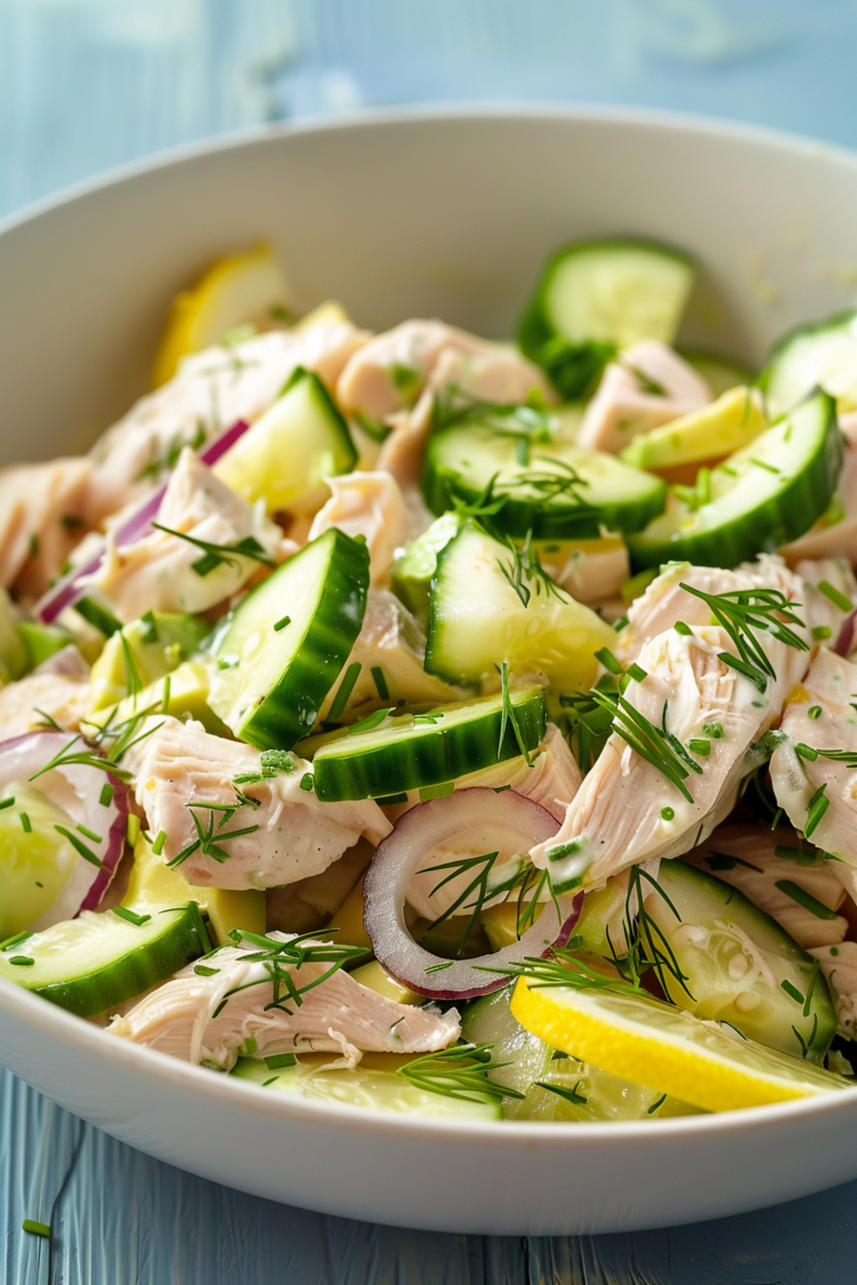 Keto Chicken Salad with Avocado and Cucumber_001