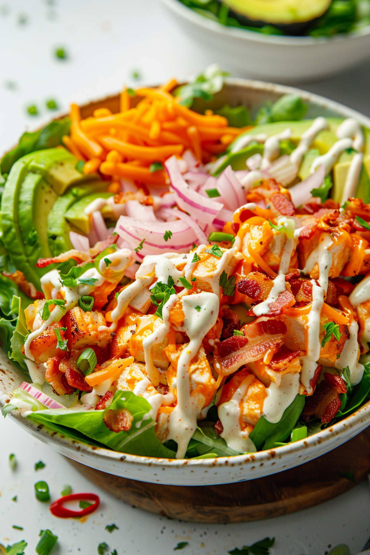 Keto Chicken Salad with Bacon, Avocado, and Ranch_001
