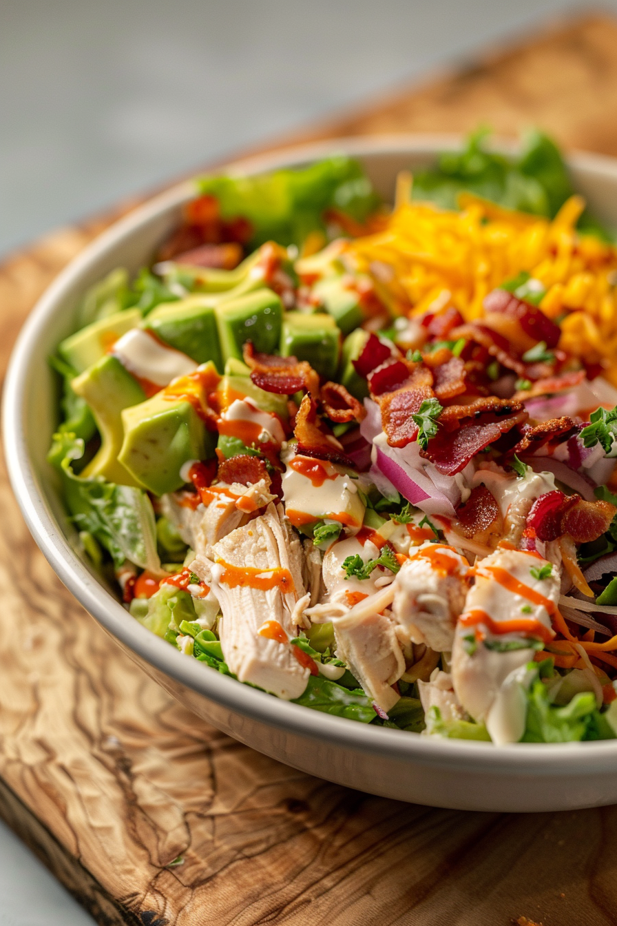Preparing Keto Chicken Salad