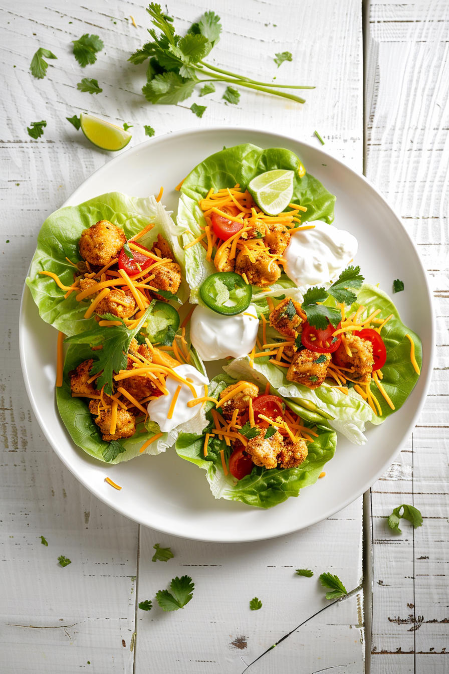 Preparing Keto Chicken Tacos