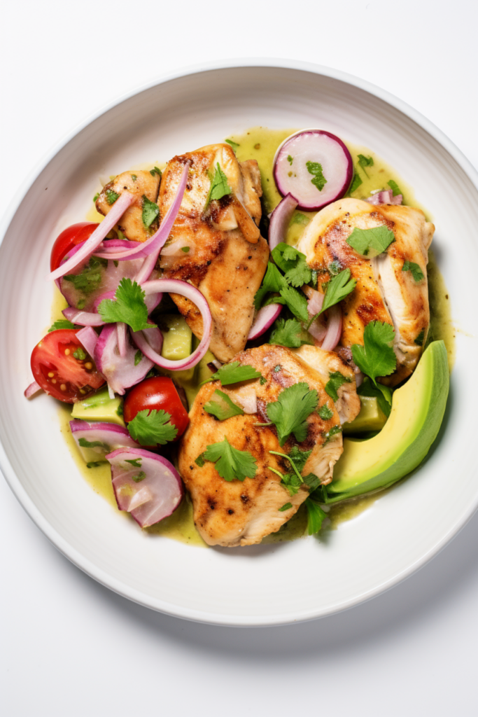 Keto Chicken Thighs with Avocado Salsa_001