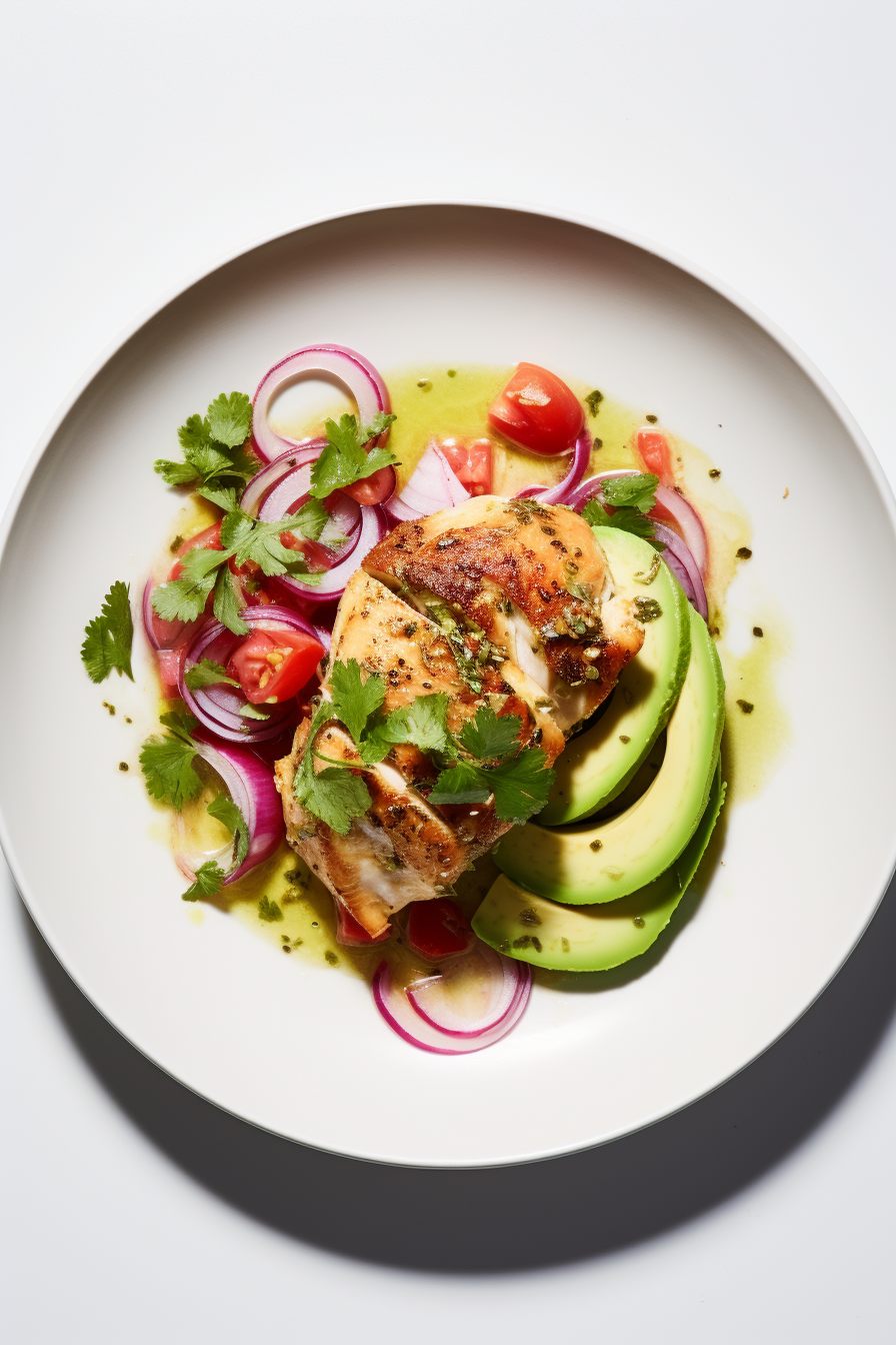 Keto Chicken Thighs with Avocado Salsa