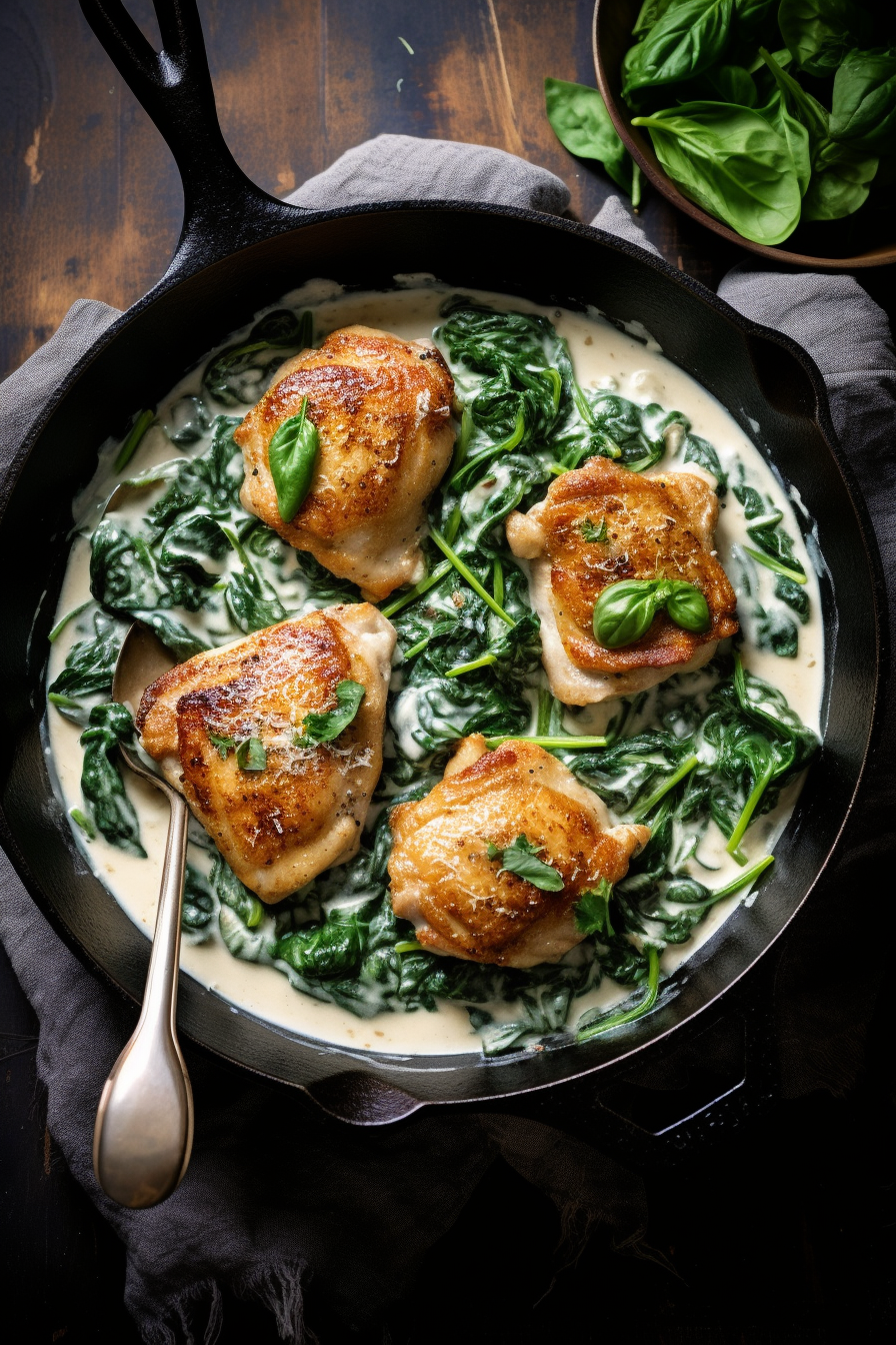 Preparing Keto Chicken Thighs