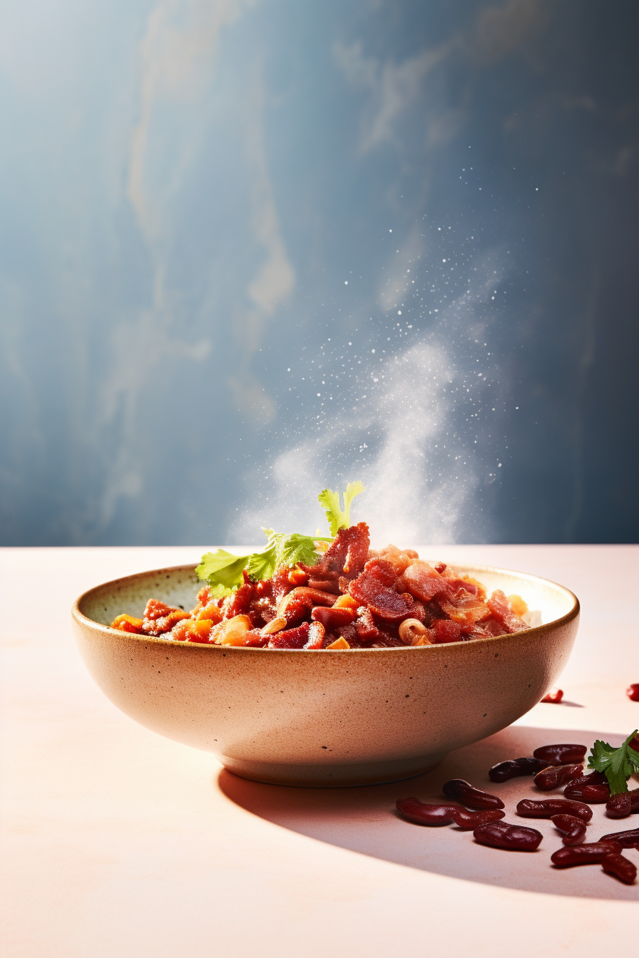 Preparing Keto Chili Con Carne with Bacon