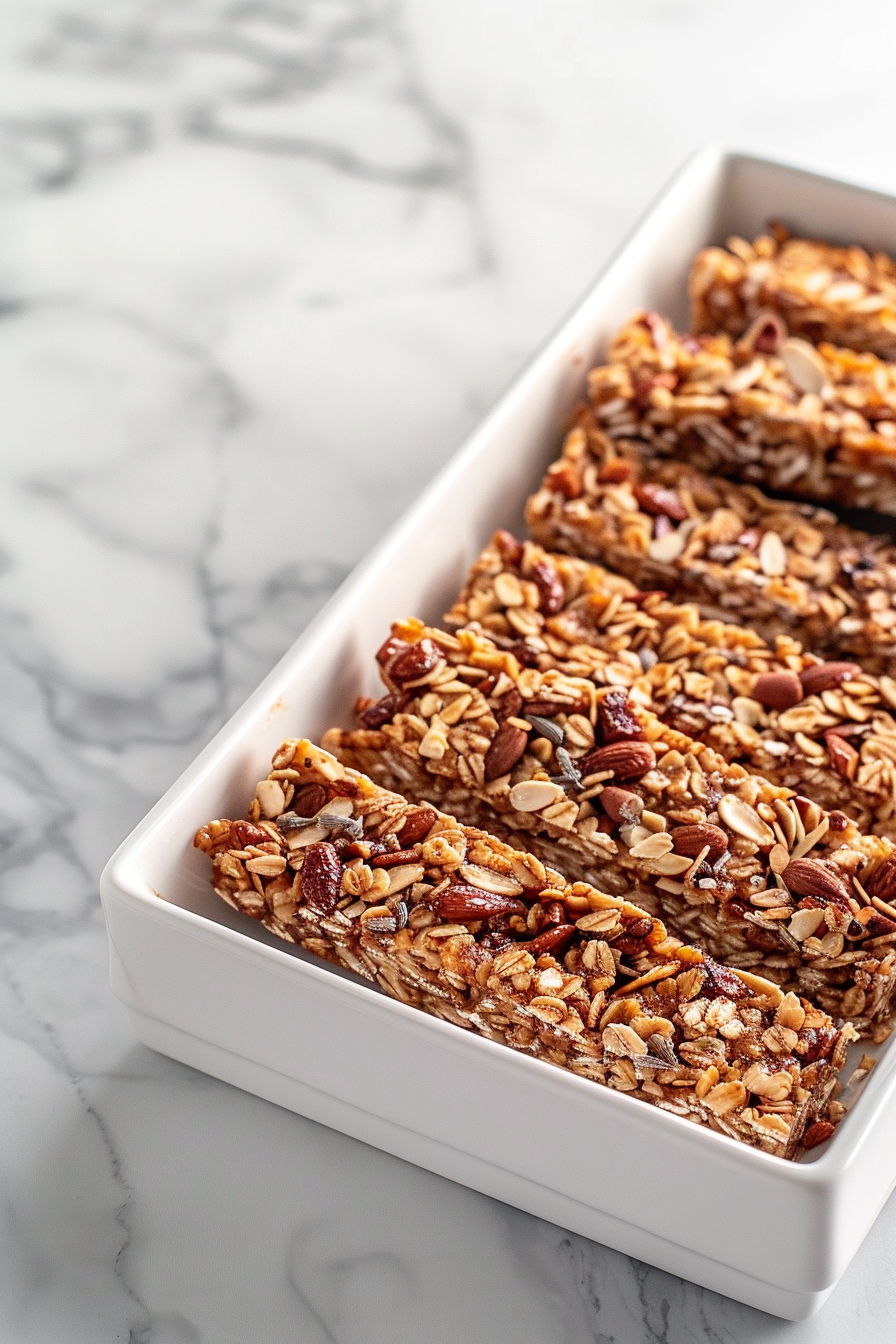 Ingredients for Keto Cinnamon Roll Granola Bars