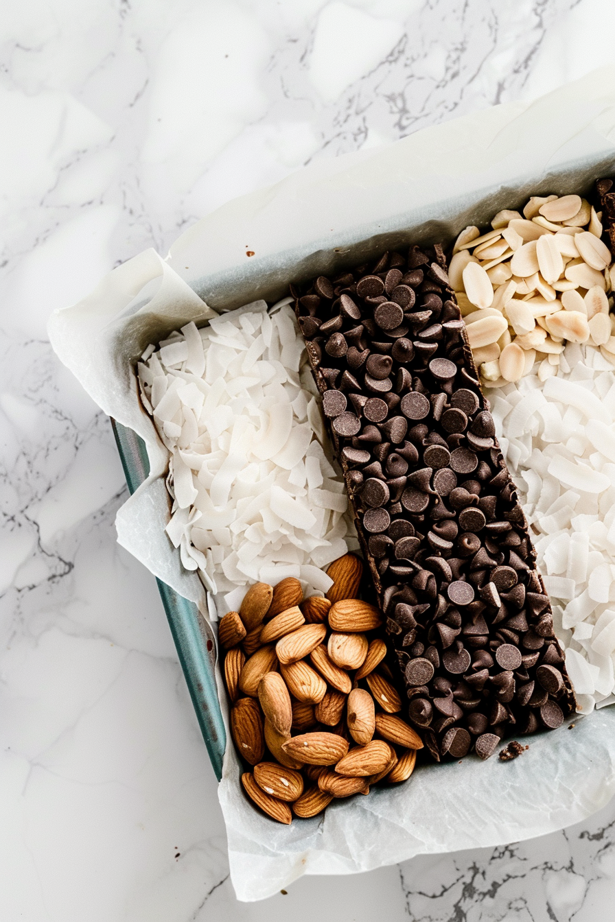 Mixing Ingredients for Keto Granola Bars